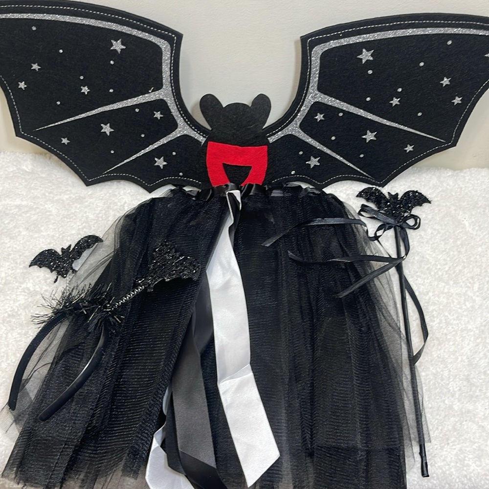 Kids 4pc Bat Costume
